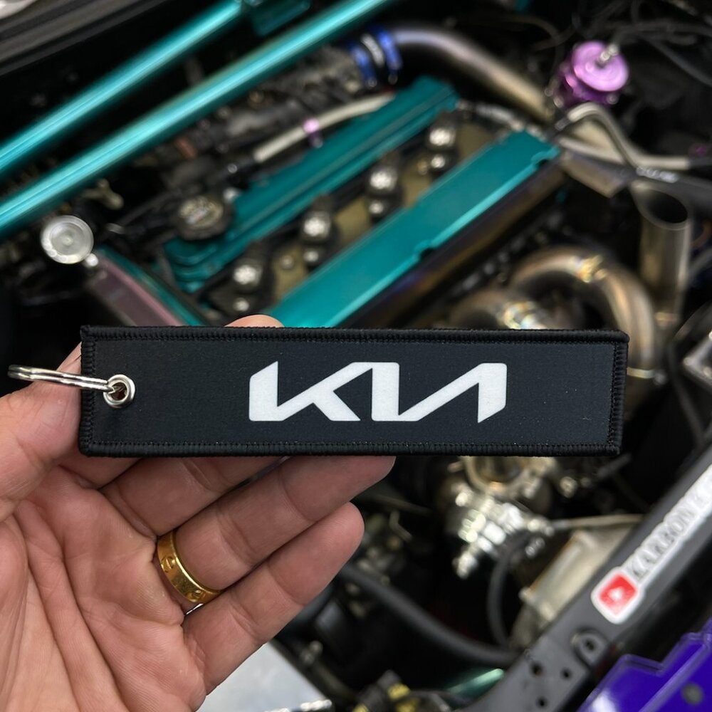 KIA jet tag key tag keychain for keys